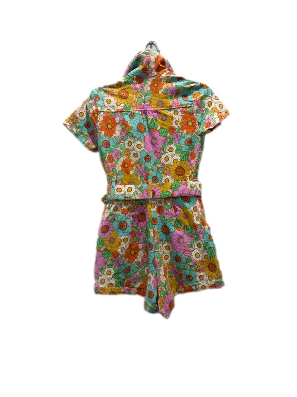 Show Me Your Mumu Pastel Floral Romper in Pink and Mint - Picture 2 of 4